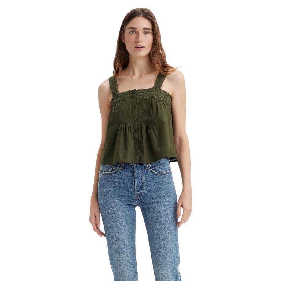Levis  Canottiera Collo Quadrato 