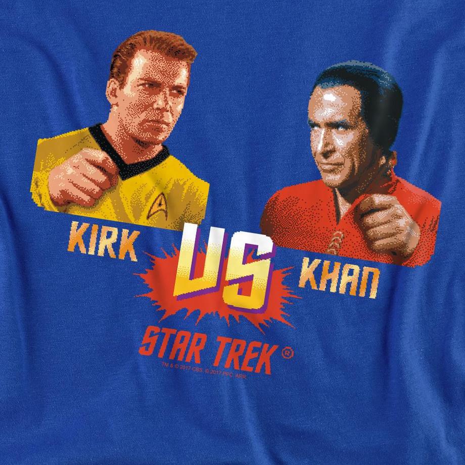 Star Trek Kirk Vs Khan T-Shirt Manches Longues  