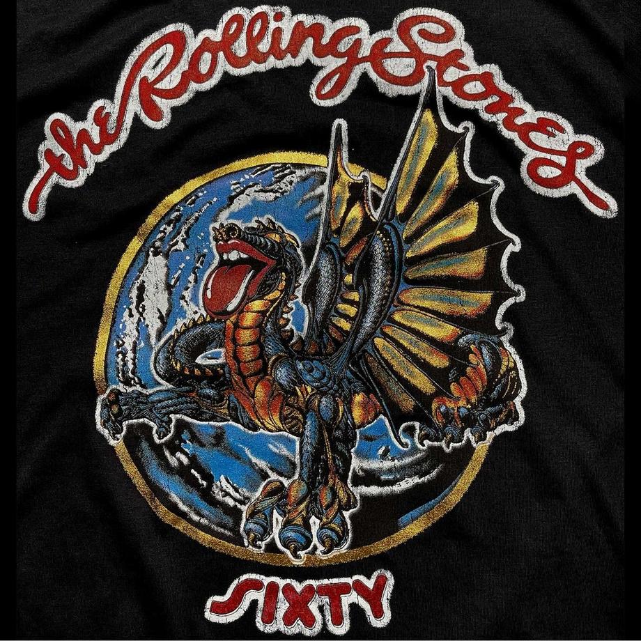 The Rolling Stones Sixty Dragon Globe T-Shirt  