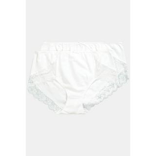 Ulla Popken Culottes hautes lot de 2 dentelle  