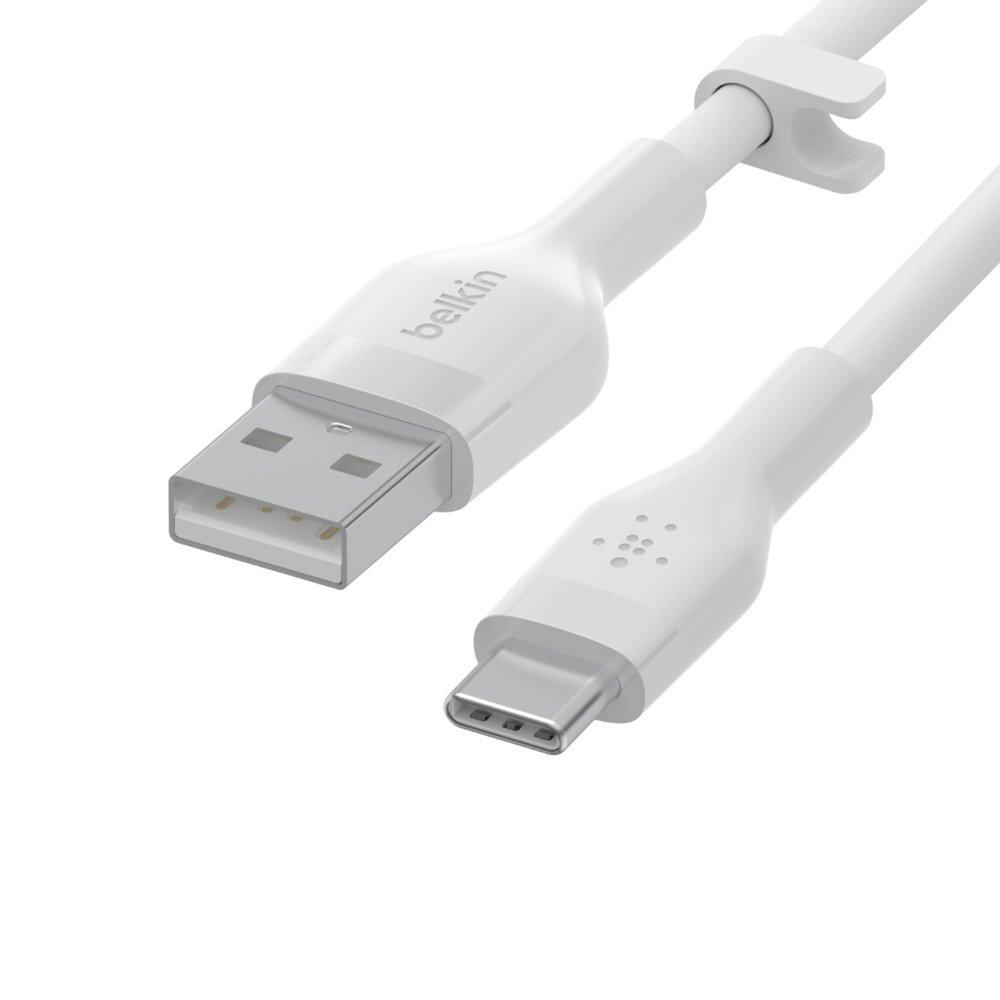 belkin  BOOST↑CHARGE Flex USB Kabel 3 m USB 2.0 USB A USB C Weiß 