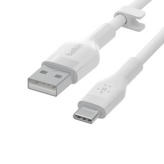 belkin  BOOST↑CHARGE Flex cavo USB 3 m USB 2.0 USB A USB C Bianco 