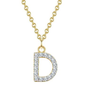 Halskette Buchstabe D