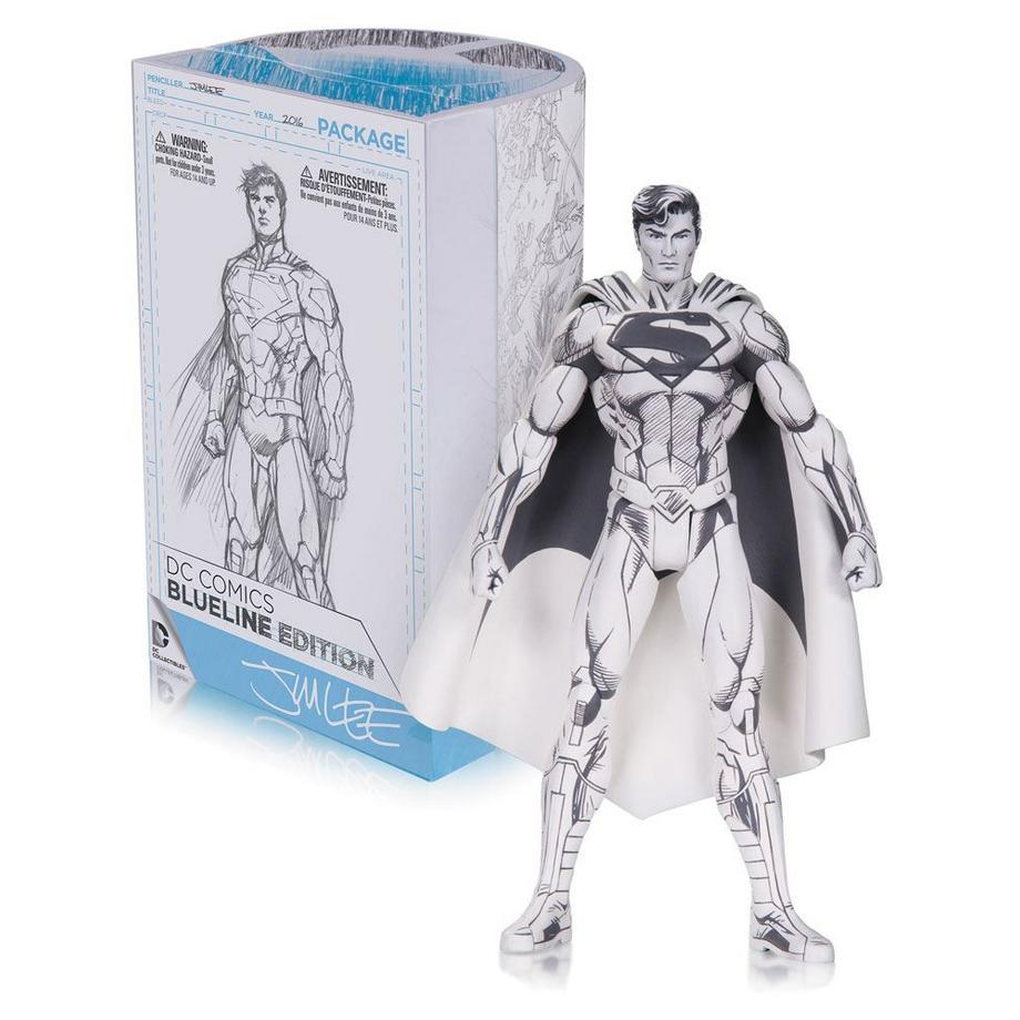 DC SUPER HERO  DC Comics BlueLine Edition Actionfigur Superman by Jim Lee 