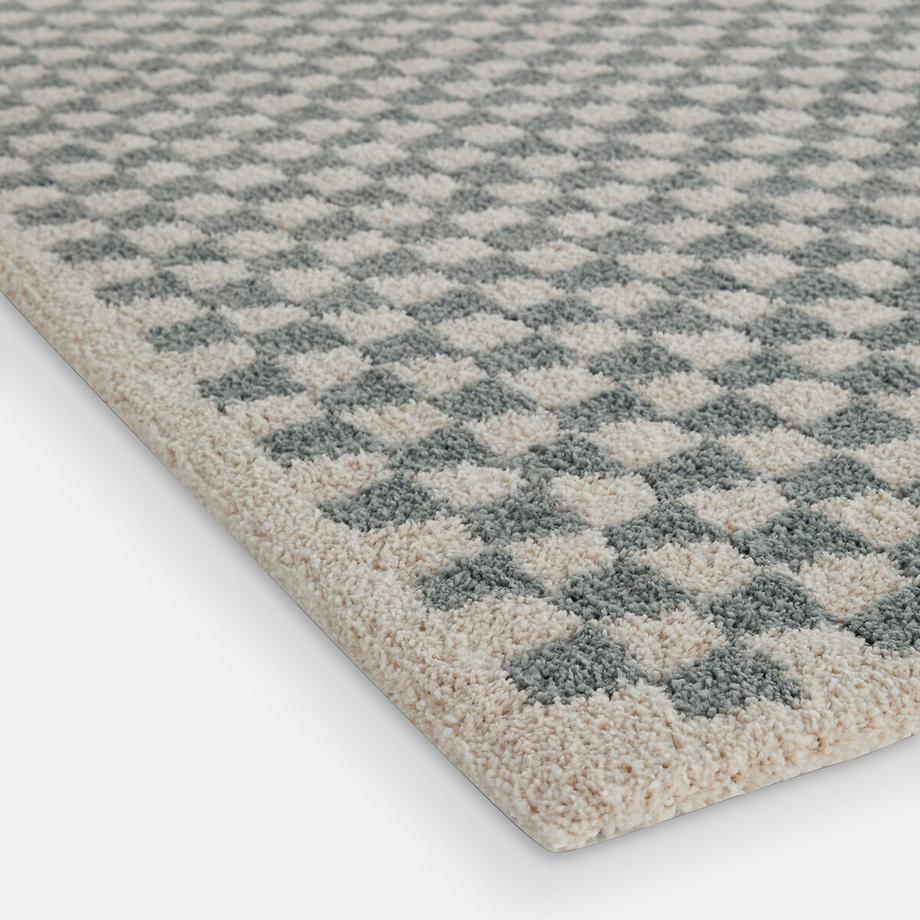 La Redoute Intérieurs Teppich Eras mit Schachbrettmuster  