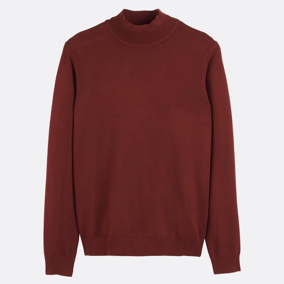 La Redoute Collections Pull col montant en maille fine  