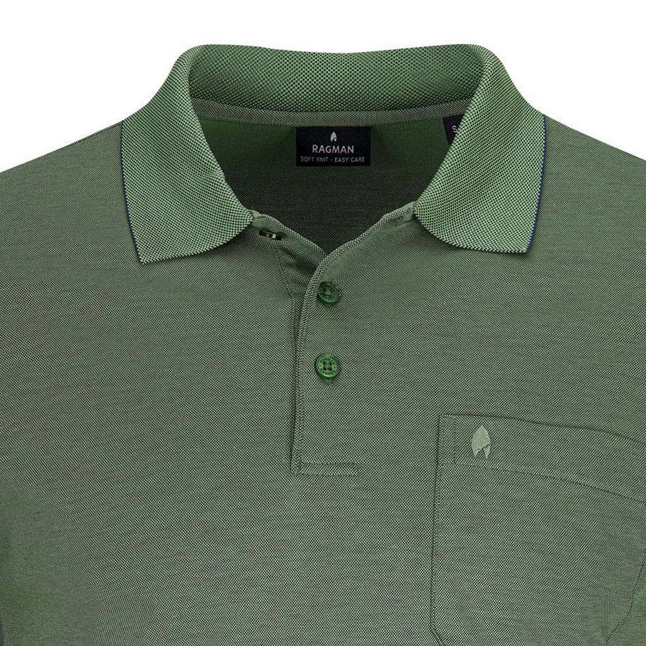 Ragman Softknit Poloshirt Bequeme Passform  