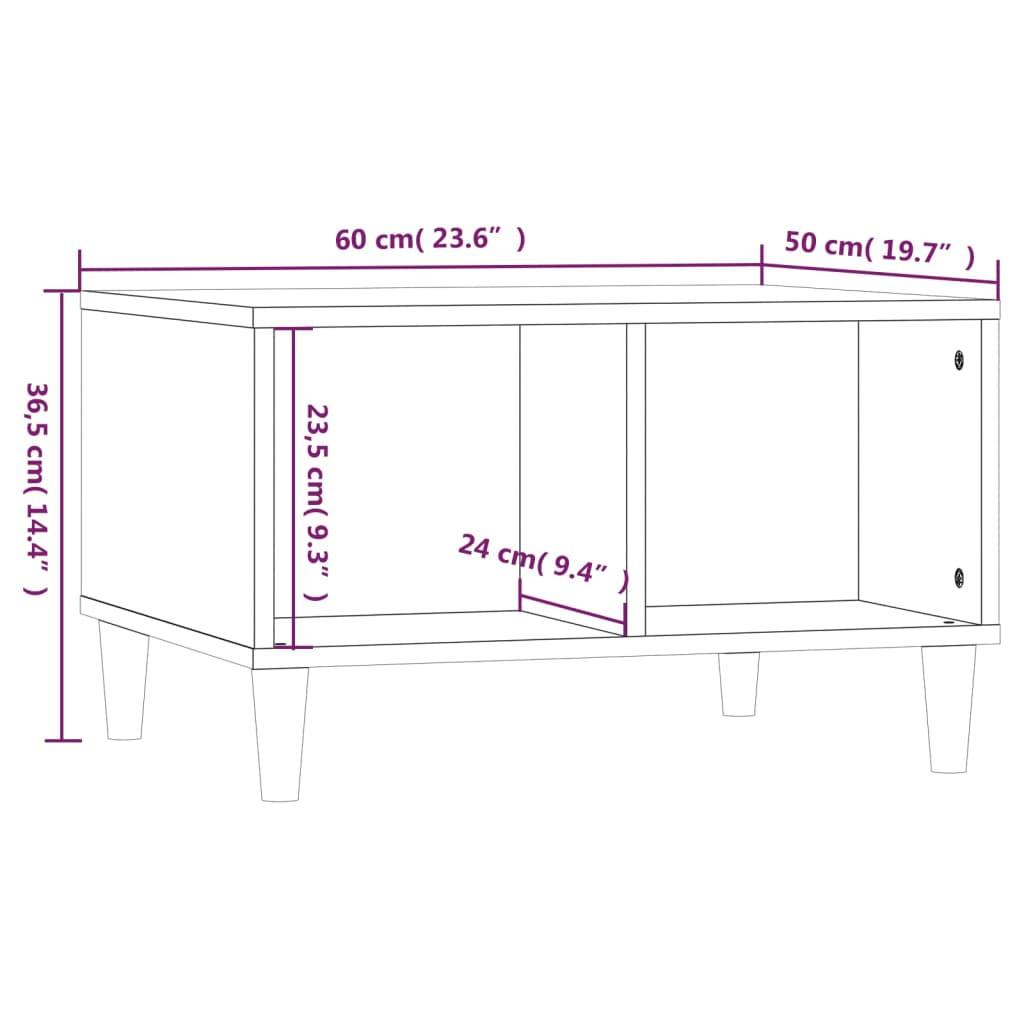 VidaXL Table basse bois d'ingénierie  