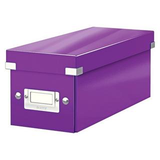 Leitz LEITZ Click & Store CD-Box 60410062 violett 145x135x360mm  