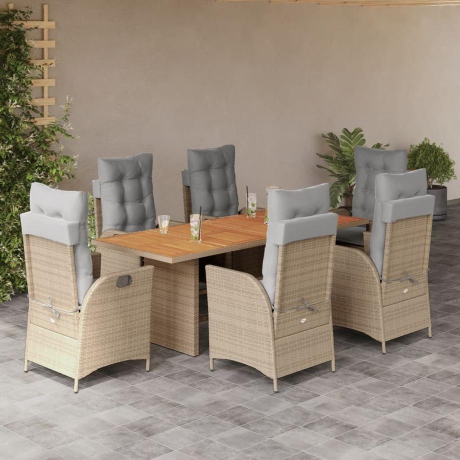 VidaXL Garten essgruppe poly-rattan  