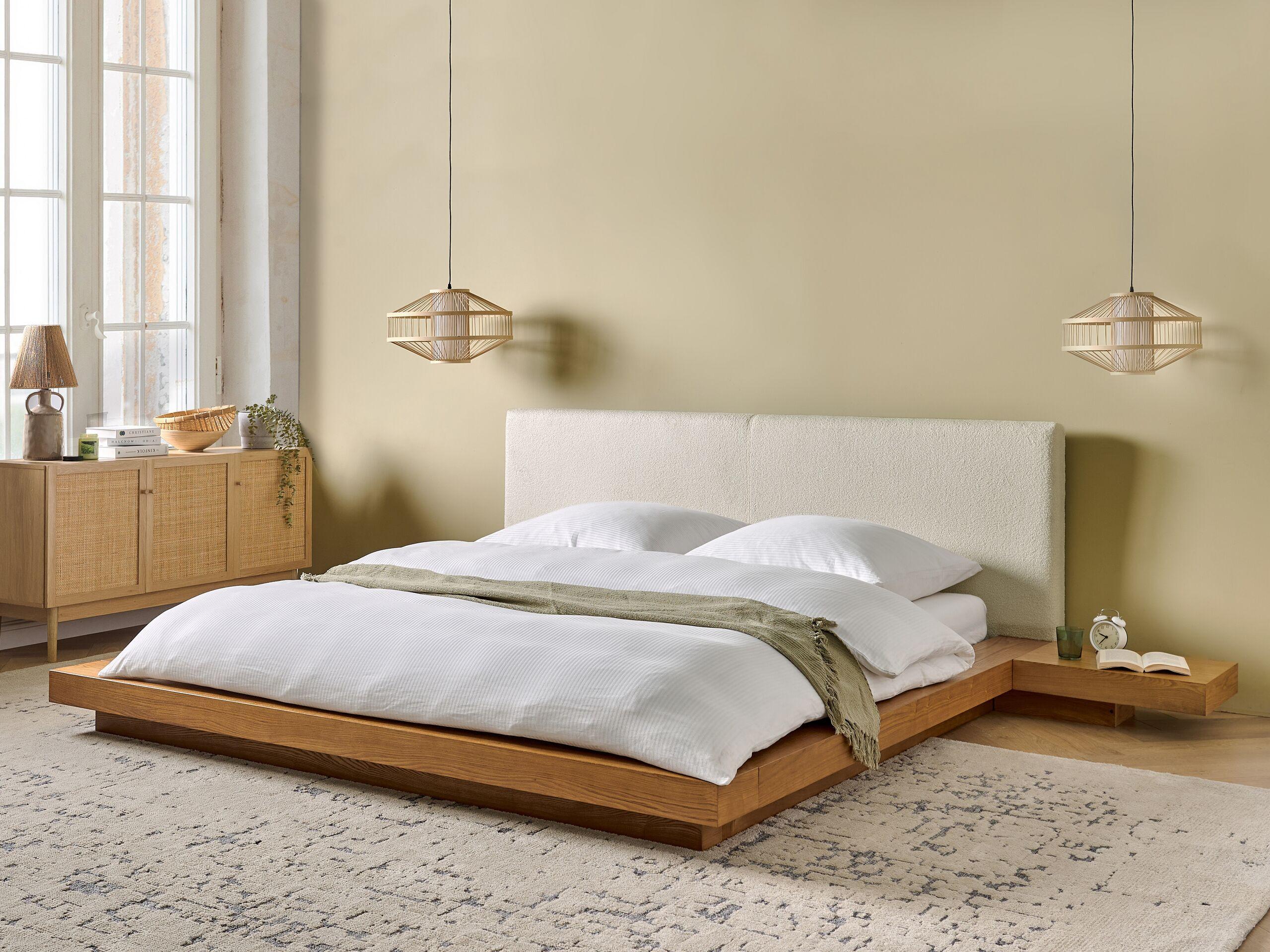 Beliani Bett mit Lattenrost aus MDF-Platte Modern ZEN  