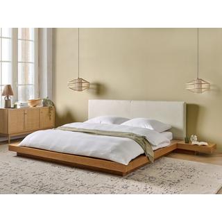 Beliani Bett mit Lattenrost aus MDF-Platte Modern ZEN  