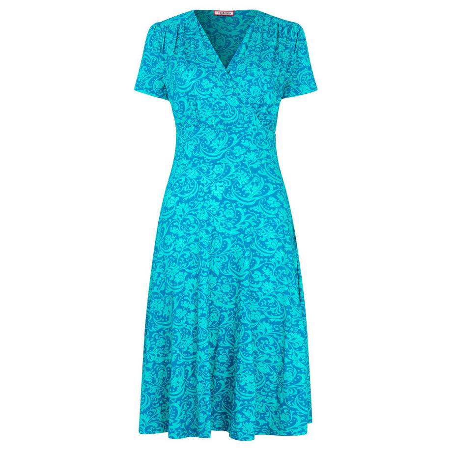 Joe Browns Jerseykleid Wickelausschnitt Fliessender Saum  