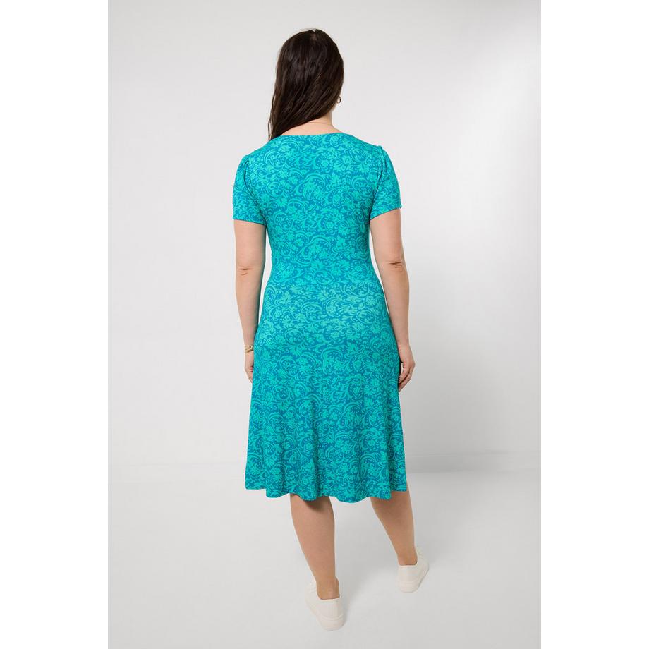 Joe Browns Jerseykleid Wickelausschnitt Fliessender Saum  