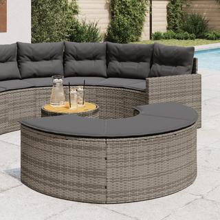 VidaXL  Garten fußbank poly-rattan 