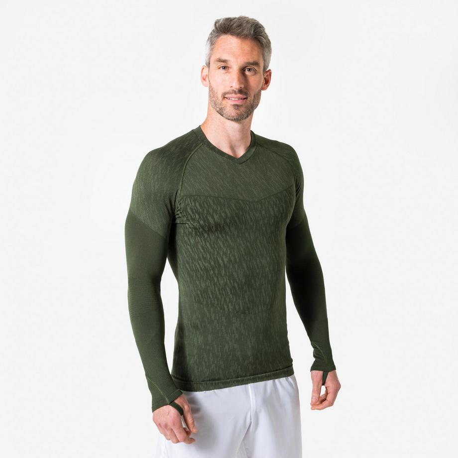 KIPSTA  Maglia intima termica maniche lunghe poliestere 