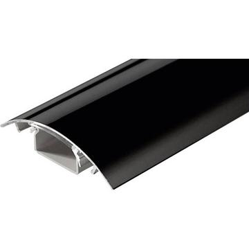 Canalina passacavi (L x L x A) 250 x 80 x 20 mm Nero (lucido)