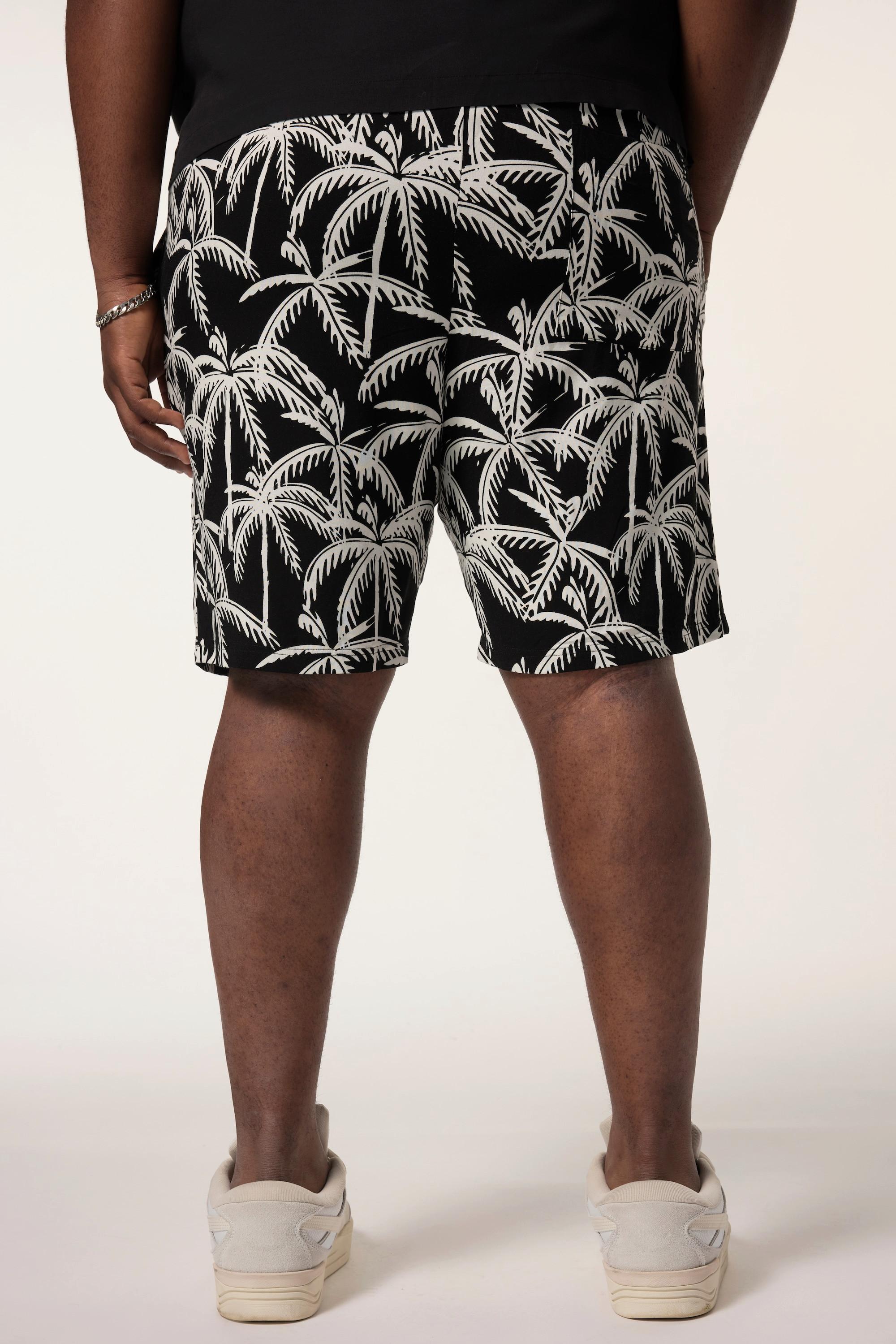 Sthuge Bermuda Taille Élastique Imprimé Tropical All-Over  