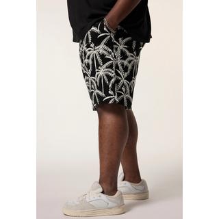 Sthuge Bermuda Taille Élastique Imprimé Tropical All-Over  