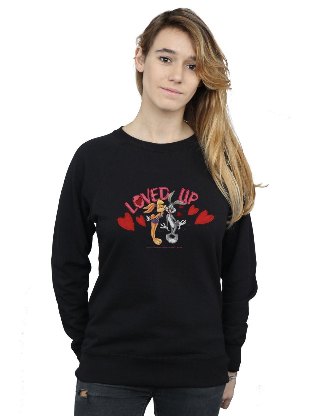 LOONEY TUNES  Bugs Bunny And Lola Valentine´s Day Loved Up Sweatshirt 