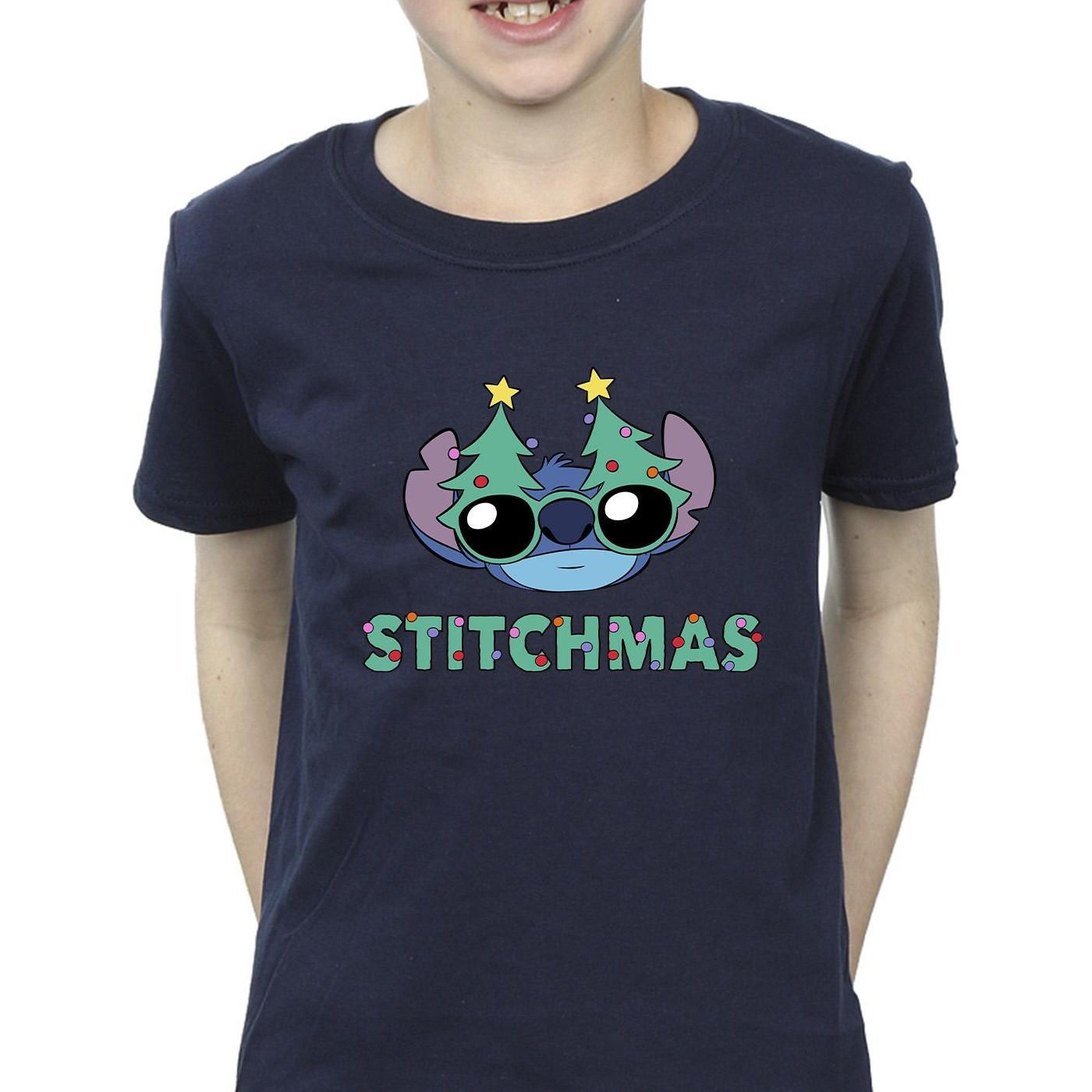 Disney  Tshirt LILO & STITCH STITCHMAS GLASSES 