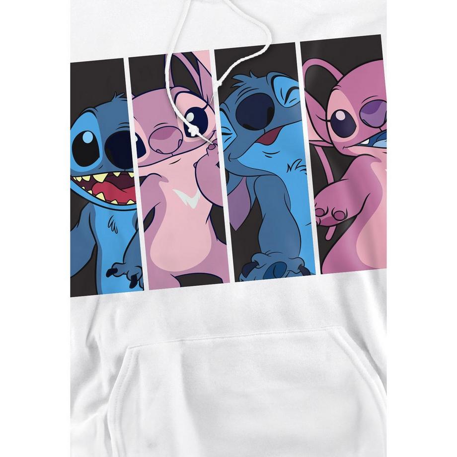 Lilo & Stitch Stitch und Angel Print Kapuzenpullover  