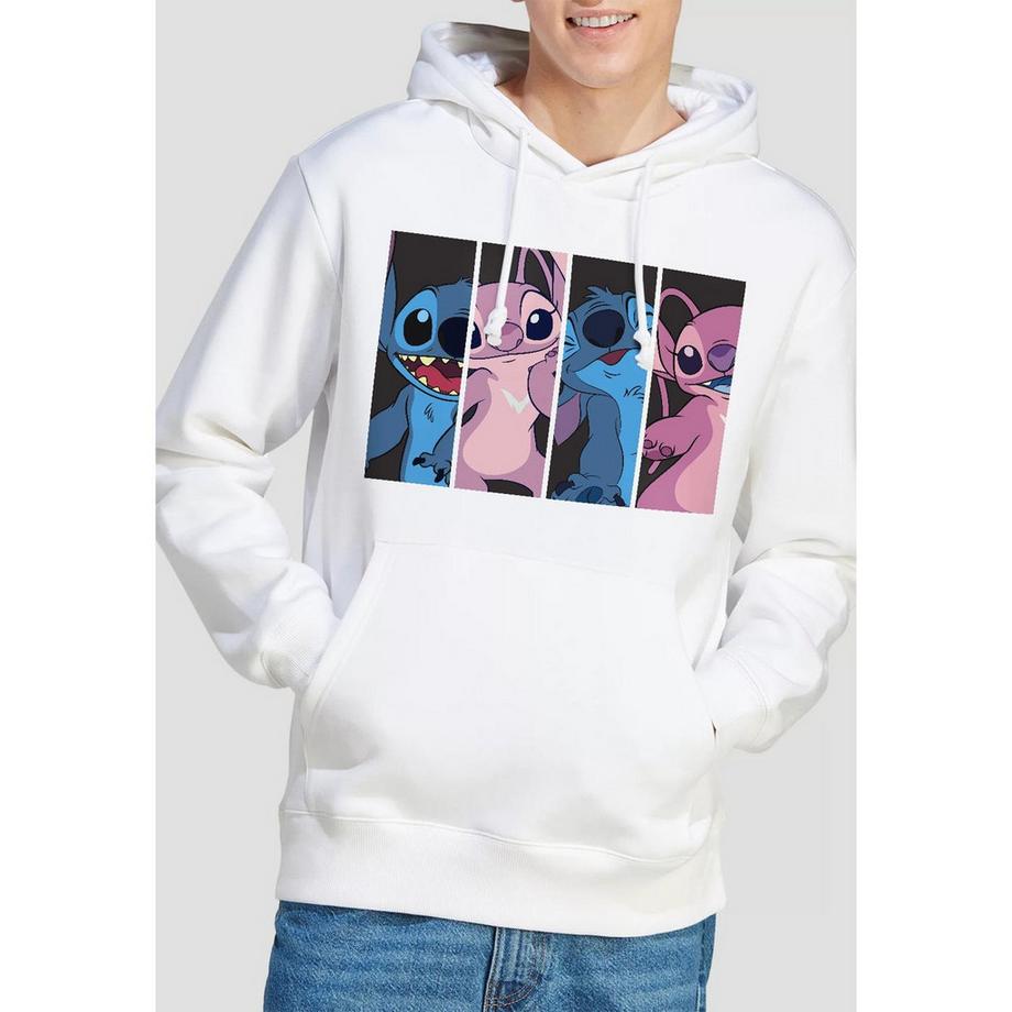 Lilo & Stitch Stitch und Angel Print Kapuzenpullover  