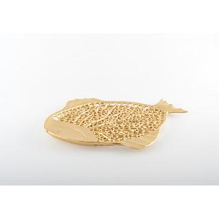 Aulica  COUPE DECORATIVE POISSON DORE 32X26X2CM 