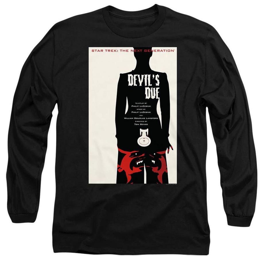 Star Trek Star Trek The Next Generation Devil's Due T-Shirt a Maniche Lunghe  