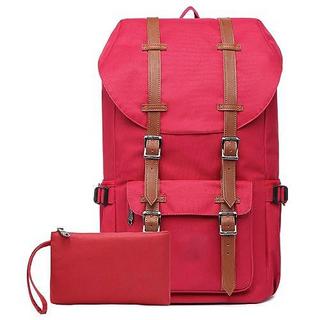 Only-bags.store Rucksack Daypack für 15" Notebook mit Federmappe für Schule, Universität  