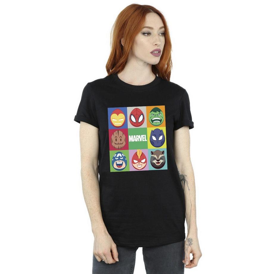MARVEL Avengers Character Faces T-Shirt  