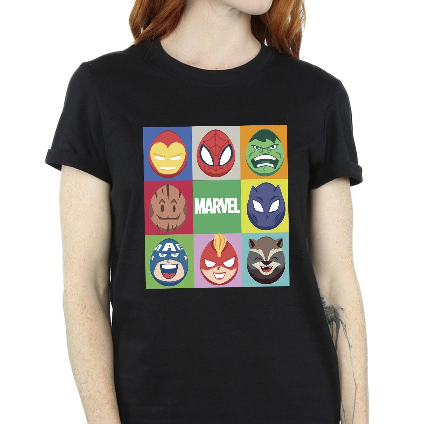 MARVEL Avengers Character Faces T-Shirt  