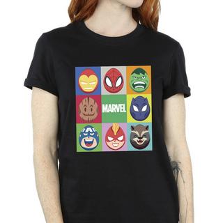 MARVEL Avengers Character Faces T-Shirt  