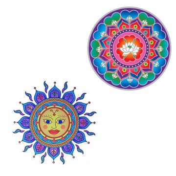 Decalcomania per finestra - Golden Sun/Lotus - Venduta a caso