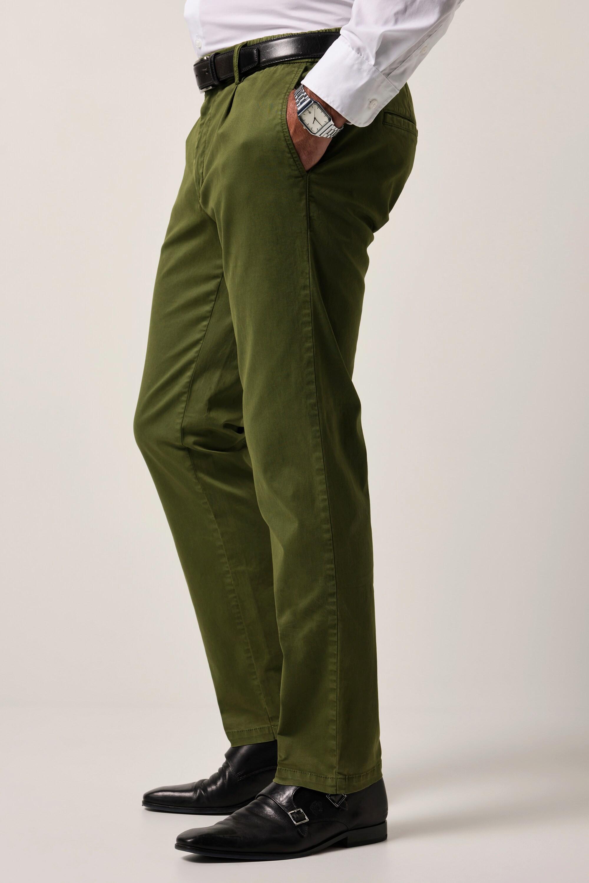 JP1880 Chino FLEXNAMIC Modern Straight Fit Plissé  