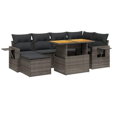 Garten sofagarnitur poly-rattan