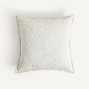 Housse de coussin en bouclette