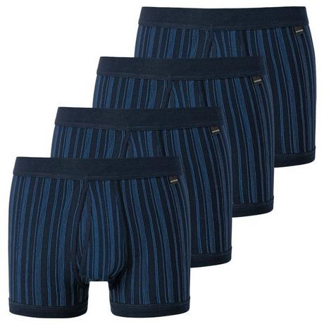 Schiesser Original Classics Feinripp Kurze Unterhose mit Eingriff 4er Pack  