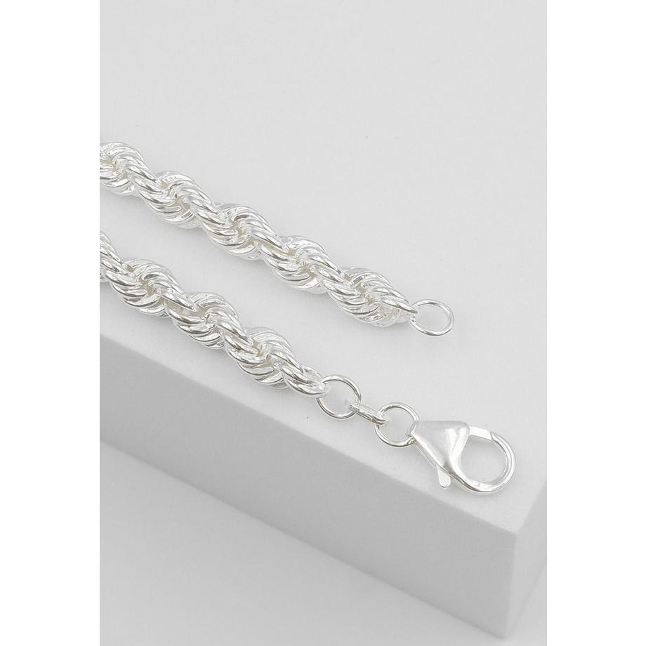 MUAU Schmuck  Collier Cordel Silber 925, 5.5mm, 50cm 