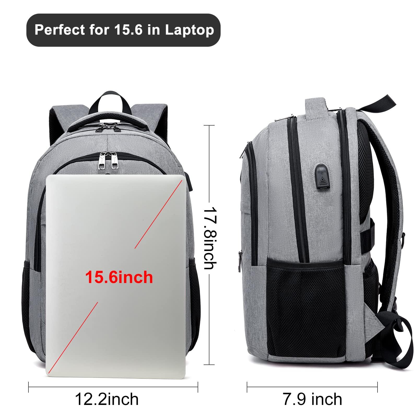 Only-bags.store Zaino per laptop borsa da scuola con tasca per cavo dati impermeabile  
