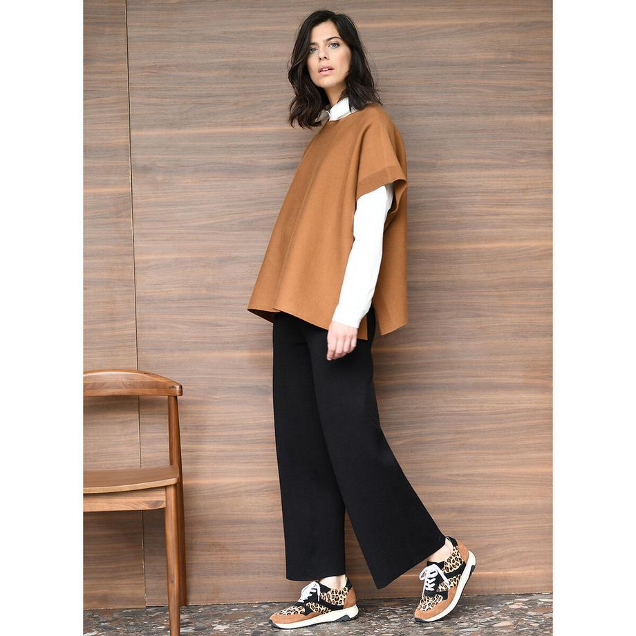 La Redoute Collections Pantalon large tricoté  