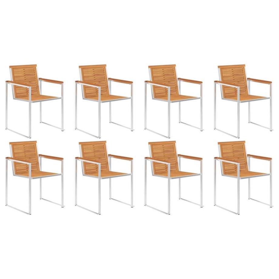 VidaXL Chaise de jardin bois d'acacia  