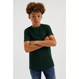 WE Fashion  Jungen-Basic-T-Shirt Mit Rundhalsausschnitt 