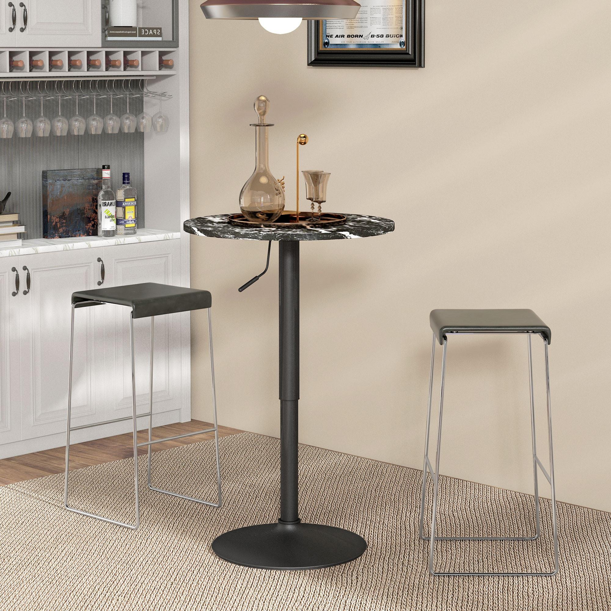 HOMCOM Table de bar  
