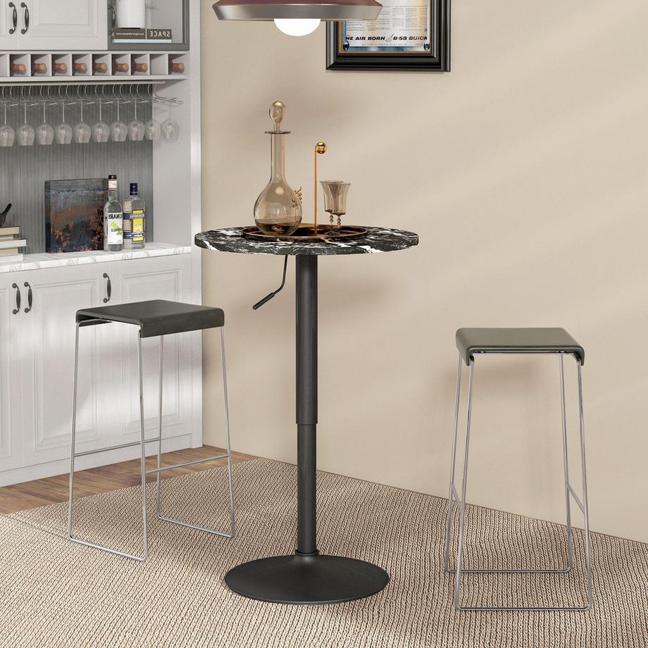 HOMCOM Table de bar  