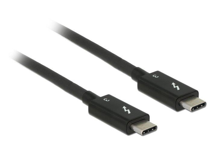 DeLock  84844 cavo USB 0,5 m USB 3.2 Gen 2 (3.1 Gen 2) USB C Nero 