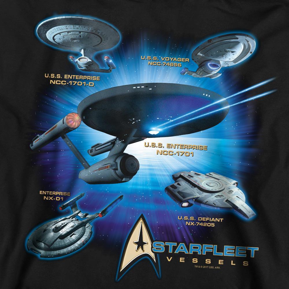Star Trek Felpa Starfleet Vessels  