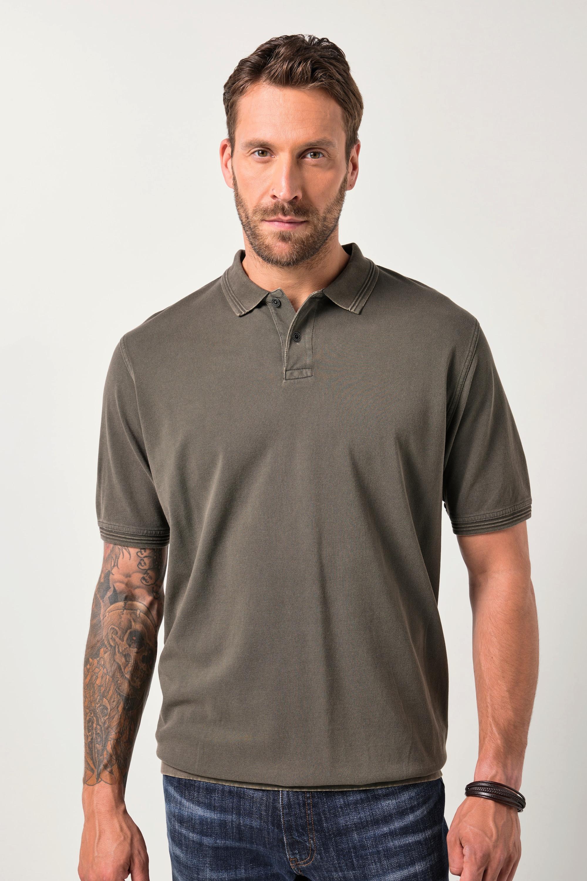 JP1880 Polo Piqué Mezza Manica Stile Vintage  