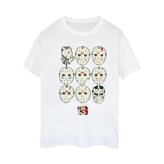 Friday The 13th Jason Masks T-Shirt  