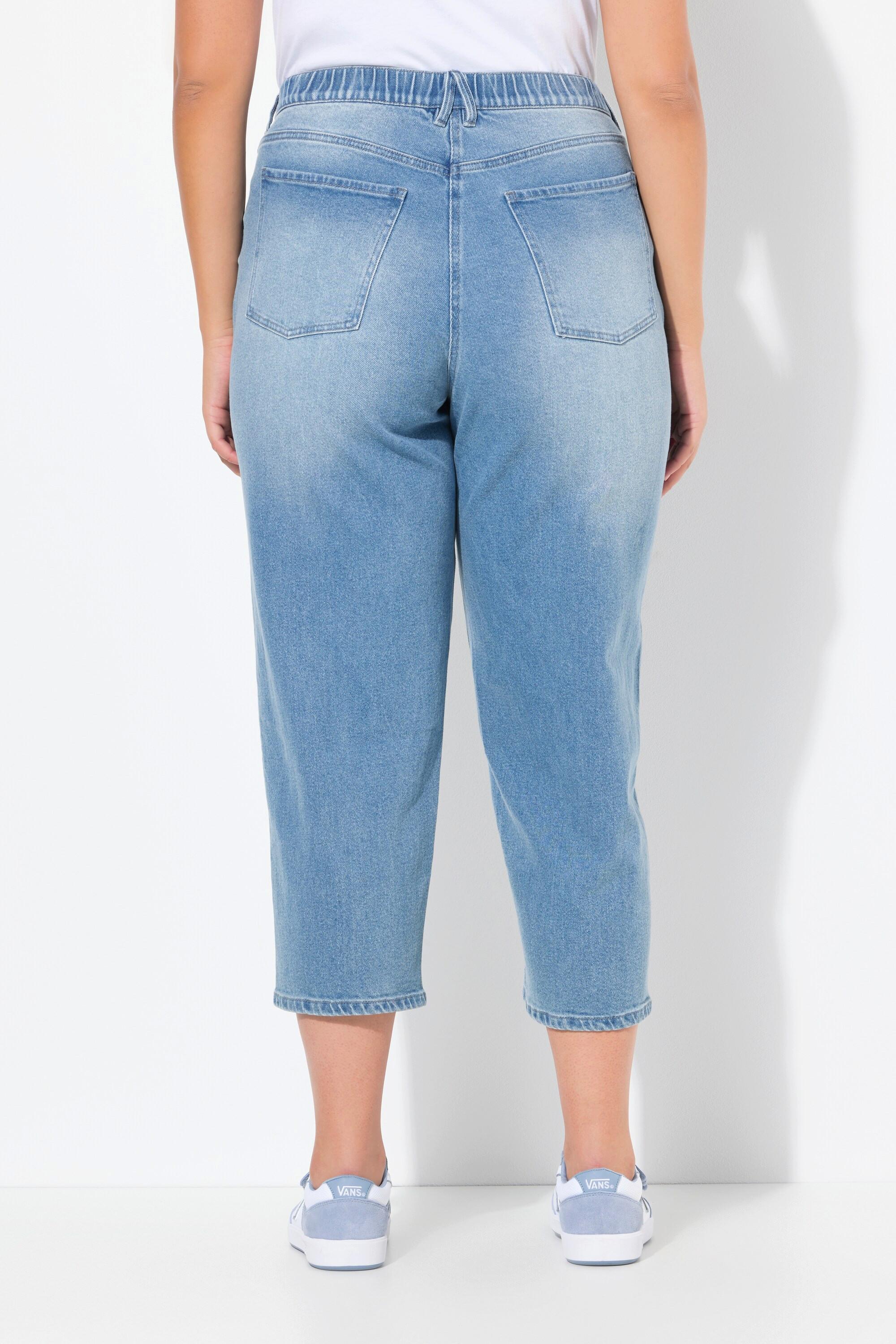 Ulla Popken  Mom jeans con taglio della gamba conico e cintura comfort 